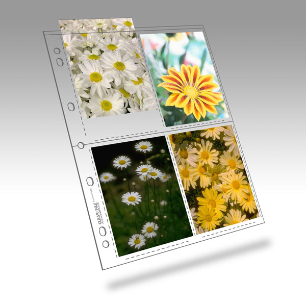 ClearFile 4x5” Negative Sleeves (25 Sheets)