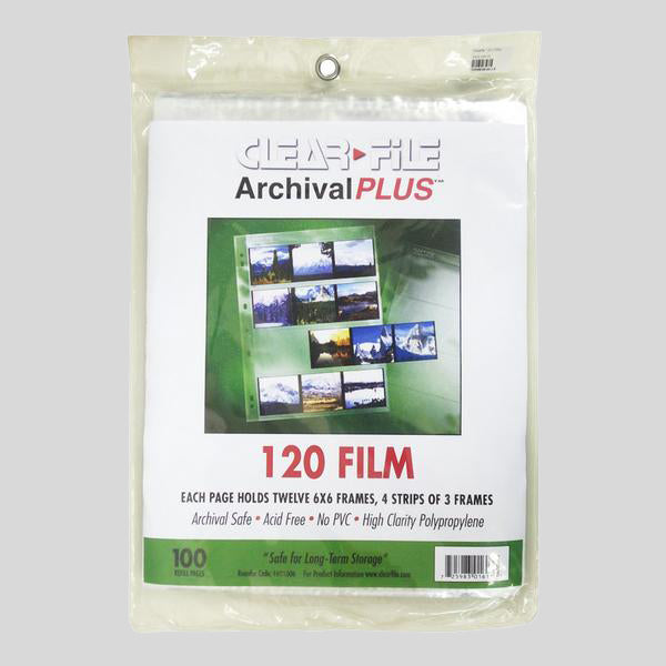 ClearFile 6x6cm Negative sleeves