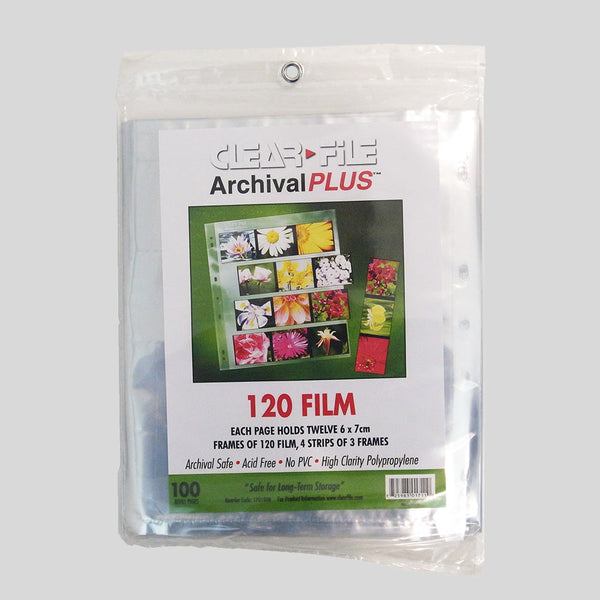 ClearFile 6x7cm Negative Sleeves (100 Sheets)