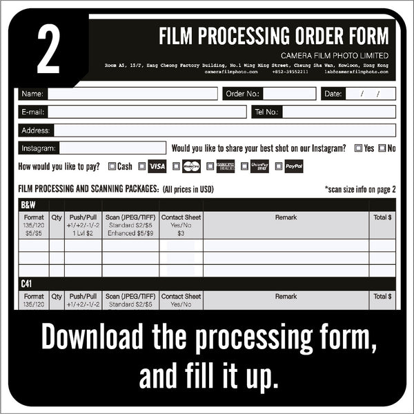 ECN2 Colour Motion Picture Negative Processing Service (135/120)