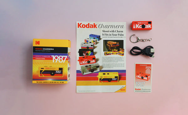 (Pre-order) KODAK CHARMERA Keychain Digital Camera Blind Box Collection
