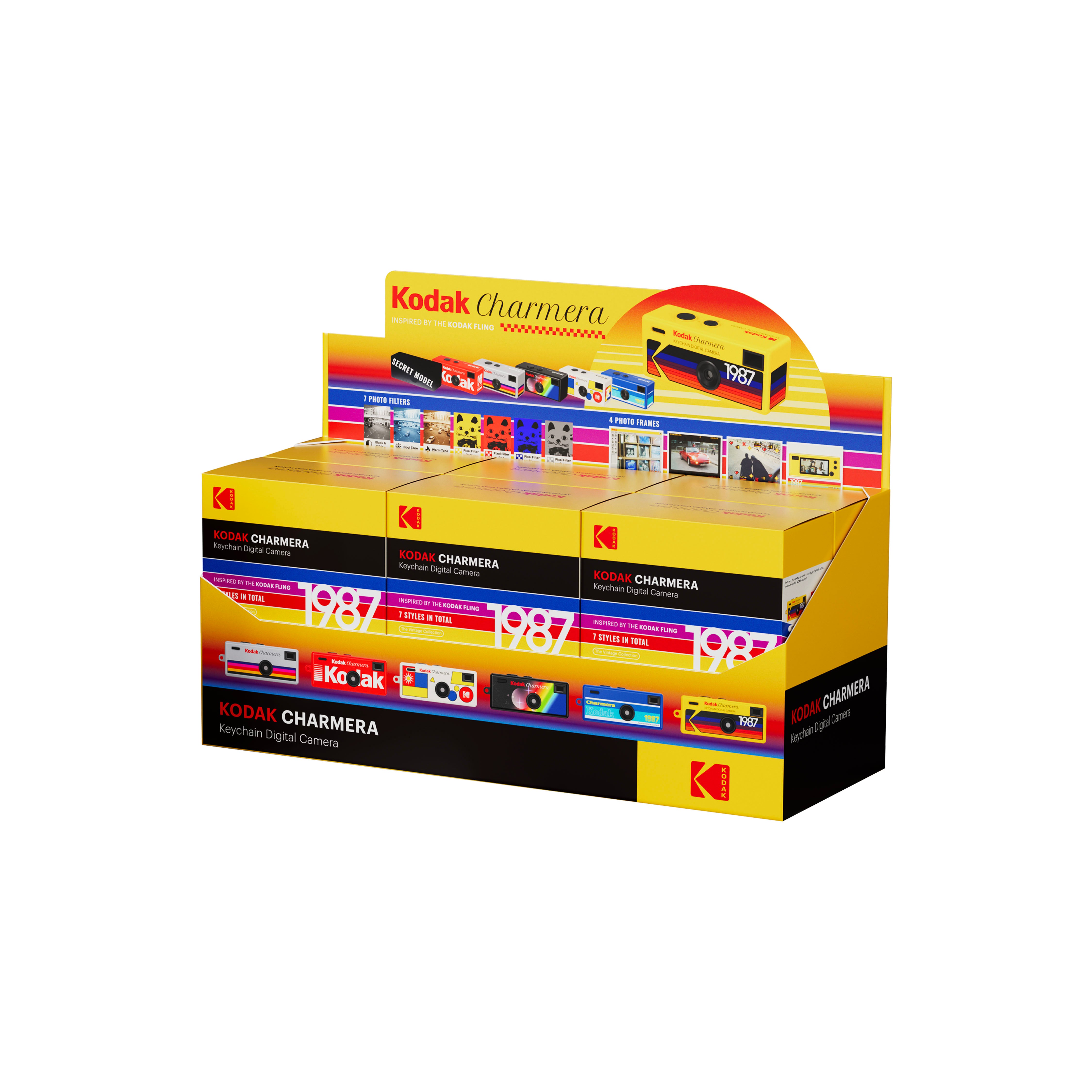 KODAK CHARMERA Keychain Digital Camera Blind Box Collection 