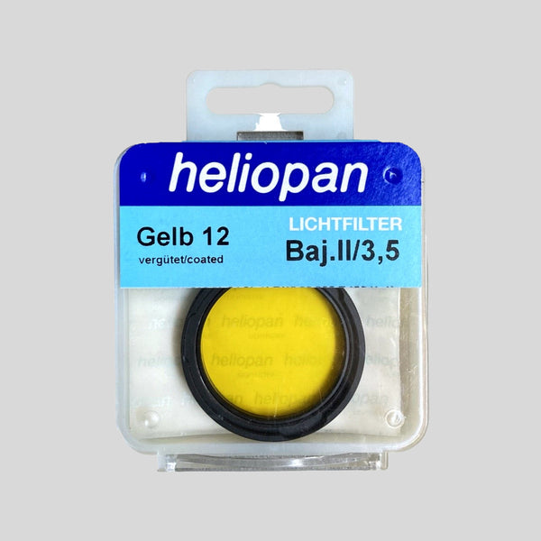 Heliopan Yellow 12 SH-PMC Multicoated Black and White Filter (62mm)