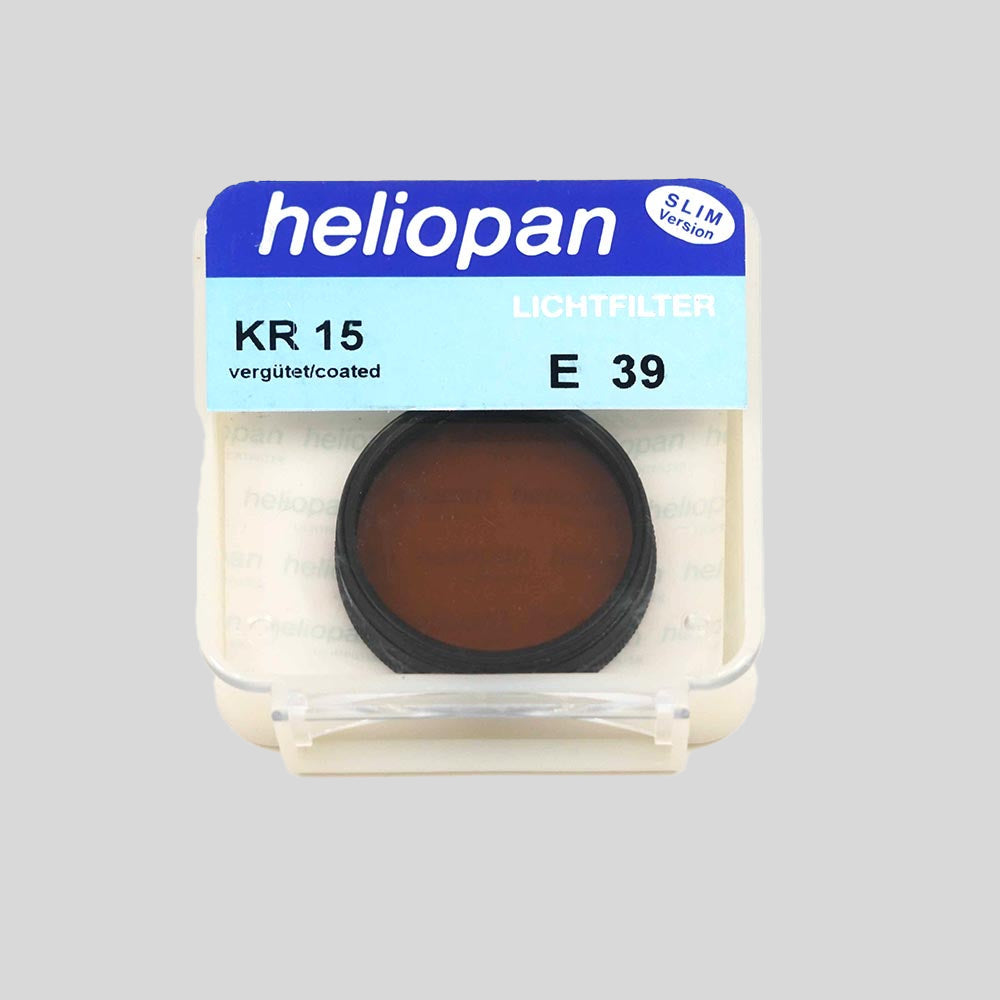 Heliopan KR15 (85B) Colour Balance Filter 39mm (E 39) – Camera Film Photo  Limited #ENJOYFILM