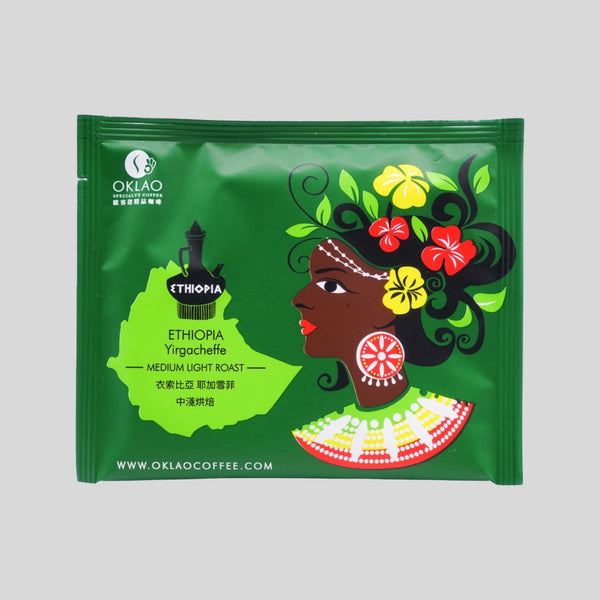 OKLAO - ETHIOPIA Yirgacheffe - Medium Light Roast (Drip Coffee Bag x5)