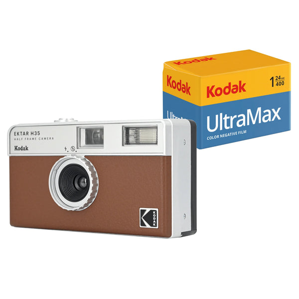 Kodak Ektar H35 Half Frame Film Camera Bundle (w/ UltraMax 400 24exp film)