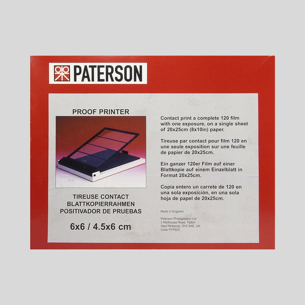 Paterson Contact Proof Printer 6x6cm (8x10")