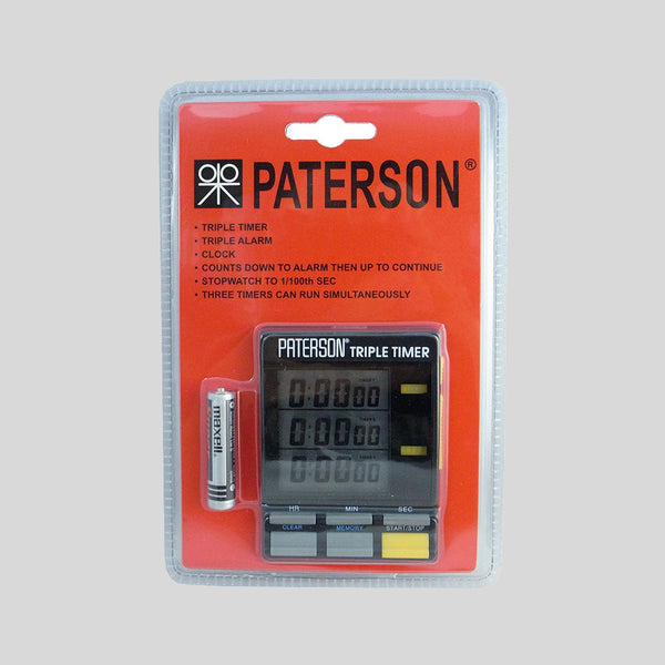 Paterson Triple Timer Clock