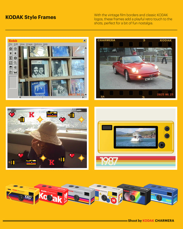 (Pre-order) KODAK CHARMERA Keychain Digital Camera Blind Box Collection