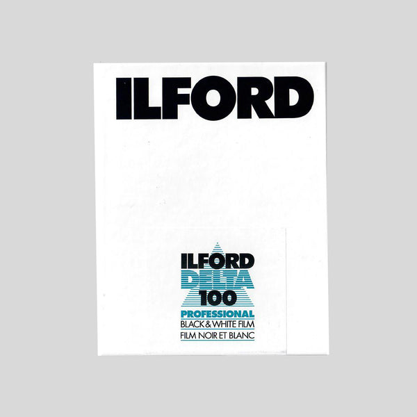 Ilford Delta 100 4x5” (25 sheets)