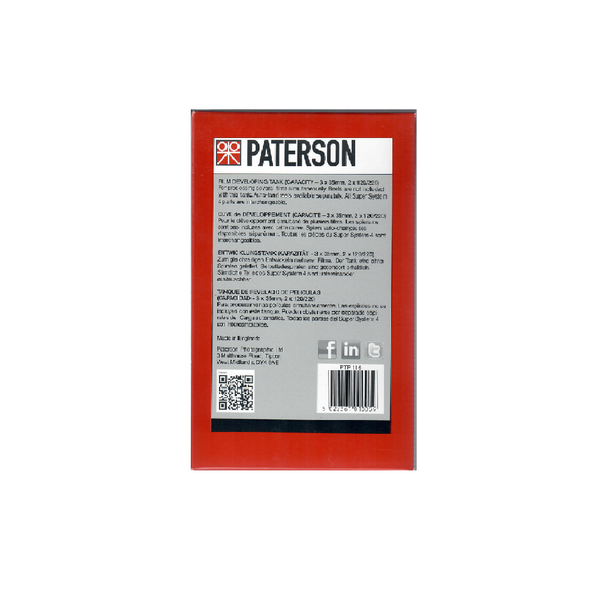 Paterson Super System 4 Film Developing Tank Multi Reel 3 (without reels)